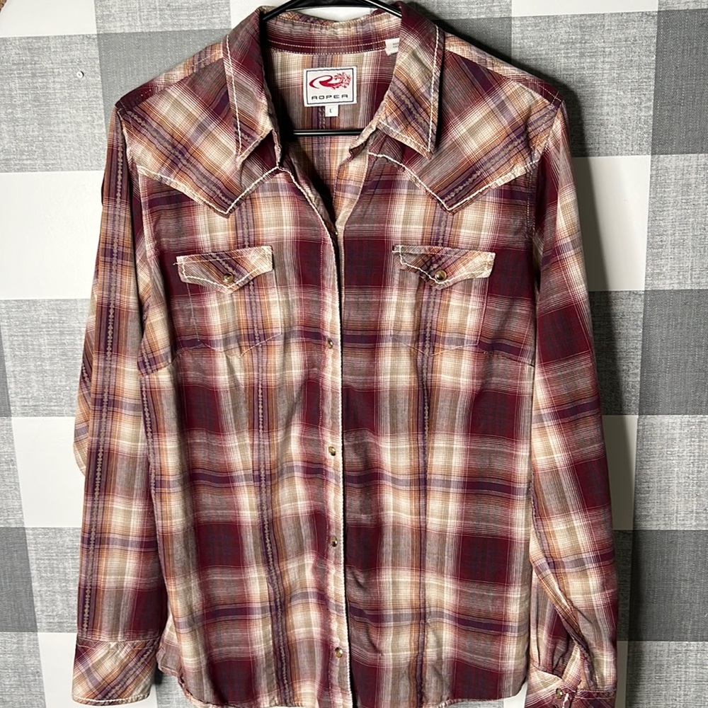 Roper Womens Button Up